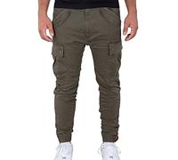 Alpha Industries Herren Airman Pant Freizeithose, Black Olive, 34