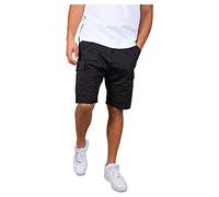 Alpha Industries Herren Airman Short Für Cargos, Schwarz, 34 EU