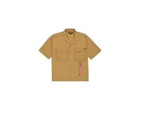 Alpha Industries - Aloha Safari Short Sleeve Hemd - Khaki L