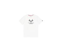 Alpha Industries Herren Alpha Airborn T-Shirt, White, XS