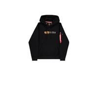 Alpha Industries Herren Alpha Industries Alpha Label Hoody Kapuzensweat für Herren Kapuzenpullover (1er Pack)