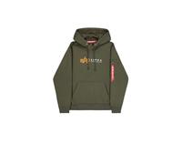 Alpha Industries Herren Alpha Industries Alpha Label Hoody Kapuzensweat für Herren Kapuzenpullover (1er Pack)