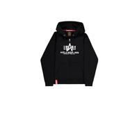 Alpha Industries Kapuzenjacke Basic Zip Hoody mit Reißverschluss Schwarz XXL