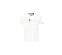 Alpha Industries Herren Alpha Industries Label T Metal T-Shirt für Herren T-Shirt (1er Pack)