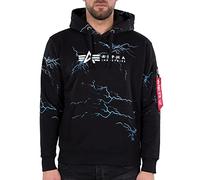 Alpha Industries Herren Alpha Industries Lightning AOP Hoody Kapuzensweat für Herren Kapuzenpullover (1er Pack)