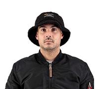 ALPHA INDUSTRIES Herren Alpha Industries Teddy Bucket Hat Stylischer Unisex Fischerhut Hut, Schwarz, Einheitsgröße EU