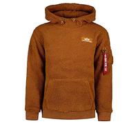 Alpha Industries Herren Alpha Industries Teddy Hoody Kapuzensweat für Herren Kapuzenpullover (1er Pack)