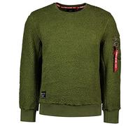 Alpha Industries Herren Alpha Industries Teddy Sweater Sweatshirt für Herren Sweatshirt (1er Pack)