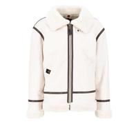 Alpha Industries Herren B3 Fl Für Lederjacke, Vintage White, M EU