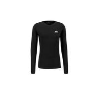 Alpha Industries Herren Back Print Heavy LS Longsleeve T-Shirt, Black, 3 XL