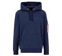 Alpha Industries Herren Back Print Hoody Kapuzensweat Für Kapuzenpullover, Ultra Navy, M EU