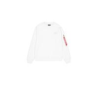 Alpha Industries Back Print Sweatshirt M White