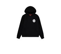 Alpha Industries Backprint Logo Hoodie Größe L Schwarz