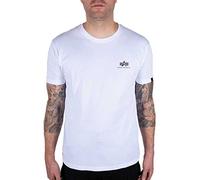 Rundhalsshirt ALPHA INDUSTRIES "Back Tee Camo Print", Herren, Gr. 3XL, weiß (weiß, schwarz), Single Jersey, Obermaterial: 100% Baumwolle, bedruckt, normal normal, Rundhals, gerader Abschluss, Shirts (