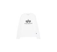 Alpha Industries Basic Langarm-t-shirt M White
