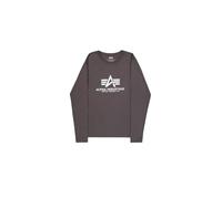 Longsleeve ALPHA INDUSTRIES "Basic Longsleeve BL", Herren, Gr. XL, grau (vintage grau), Obermaterial: 100% Baumwolle, Shirts (14856003-XL) vintage grau
