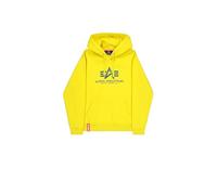 Alpha Industries Herren Basic BL Hoodie, Cyber, S