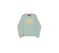 Alpha Industries Herren Basic BL Sweatshirt, Frost Green, XL