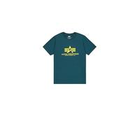 Alpha Industries Herren Basic BL T-Shirt, Deep Petrol, XXL