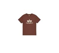 Alpha Industries Herren Basic BL T-Shirt, Powder Brown, M