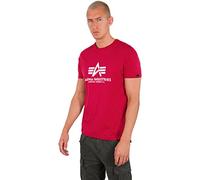 Alpha Industries Herren Basic T-Shirt, Deep Maroon, M
