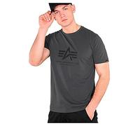 Alpha Industries Herren Basic Für T-Shirt, Greyblack/Black, M EU