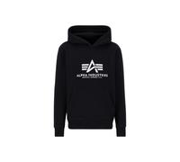 Alpha Industries Herren Basic Hoodie Carbon black/silver M
