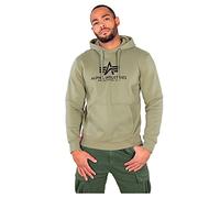 Alpha Industries Herren Basic Hoody Kapuzensweat Für Kapuzenpullover, Olive, M EU