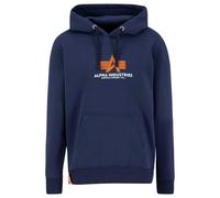 ALPHA INDUSTRIES Herren Basic Hoody Rubber Kapuzensweat Für Kapuzenpullover, Ultra Navy, M EU