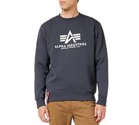 Alpha Industries Herren Basic Pullover Sweatshirt, Marine, 4XL