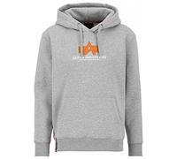 Alpha Industries Basic Rubber Hoodie Grau M Mann (Herstellerartikelnummer: 178312RB-017-M)