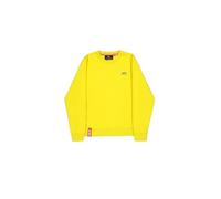 Sweater ALPHA INDUSTRIES "Basic Sweatshirt SL", Herren, Gr. L, gelb (cyber), Obermaterial: 80% Baumwolle, 20% Polyester, regular fit, Sweatshirts Sweater (76165915-L) cyber