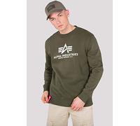 Alpha Industries Herren Basic Sweater Für Sweatshirt, Dark Green, M EU