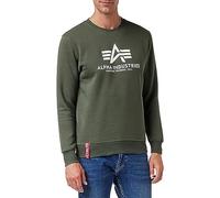 Alpha Industries Herren Sweater Basic Logo dark olive XS