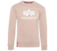 ALPHA INDUSTRIES Herren Basic Sweater Für Sweatshirt, Pale Peach, XXL EU