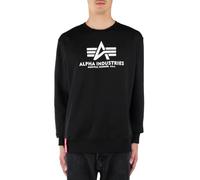 ALPHA INDUSTRIES Herren Basic Sweater Pullover (Schwarz 03), Small.