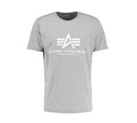 Sweater ALPHA INDUSTRIES "Alpha Industries Men - Sweatshirts Basic Small Logo" Gr. 2 XL, grün (force green) Herren Sweatshirts (55847526-XXL) force green