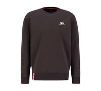 Alpha Industries Herren Basic Sweater Small Logo hunter brown M