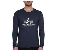 Alpha Industries Basic Langarm-t-shirt L Navy