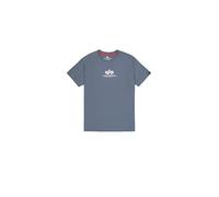 Alpha Industries Basic Mid Logo T-Shirt Größe S Blau