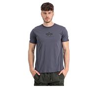 ALPHA INDUSTRIES Herren Basic T Ml T-Shirt, Grau , S