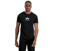 ALPHA INDUSTRIES Herren Basic T Ml T-Shirt, Schwarz, XL