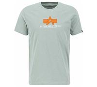 Alpha Industries Herren Basic T Rubber T-Shirt, Dusty Green, M