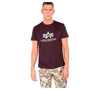 Alpha Industries Herren Basic T-Shirt, Deep Maroon, S
