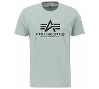 ALPHA INDUSTRIES Herren Basic T-Shirt Hemd, 680-dusty Green,