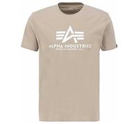 Alpha Industries Herren Basic T-Shirt, Vintage Sand, S
