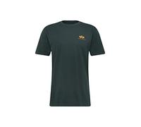 Alpha Industries Herren Basic T Small Logo, Dark Petrol, S