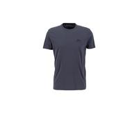 Alpha Industries T-Shirt mit Label-Details Modell 'BASIC' in Anthrazit, Größe S