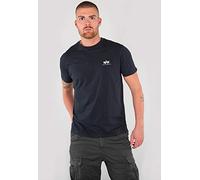 Alpha Industries Herren Basic T Small Logo T-Shirt, Blickdicht, Rep.Blue, X-Large