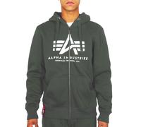 Alpha Industries Basic Reißverschlusspullover M Dark Olive
